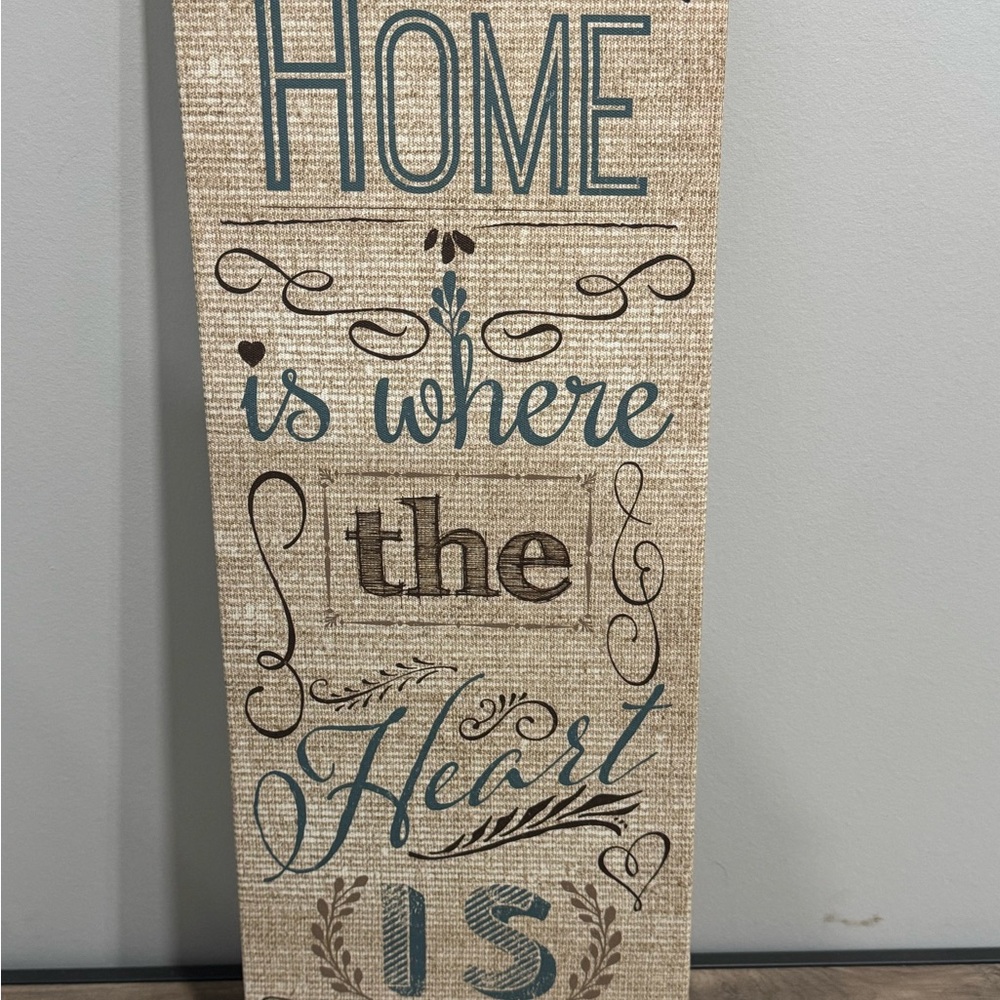 Decorative Wall Art with Heartfelt Message